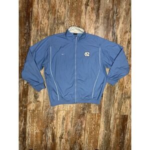 Mens Nike North Carolina Tar Heels Full Zip Jacket Mens Size XL Vintage Y2K Blue